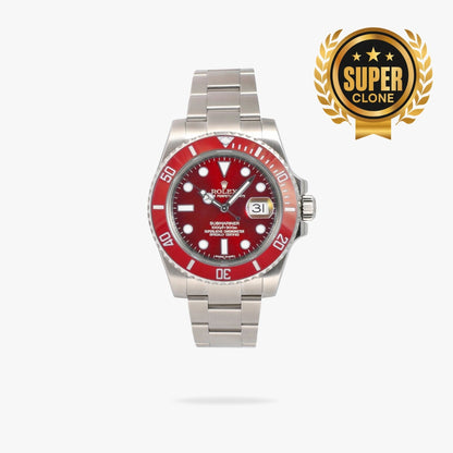 [Super Clone] Regency Diver Date 41 mm Timeless Red Bezel Red Dial 6529