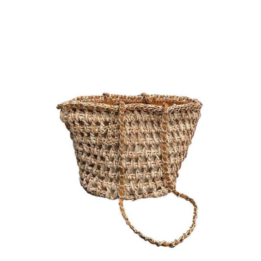 Shopping Small Crochet Tote Bag Beige 27cm 22 New Collection Bag Shopping Bag