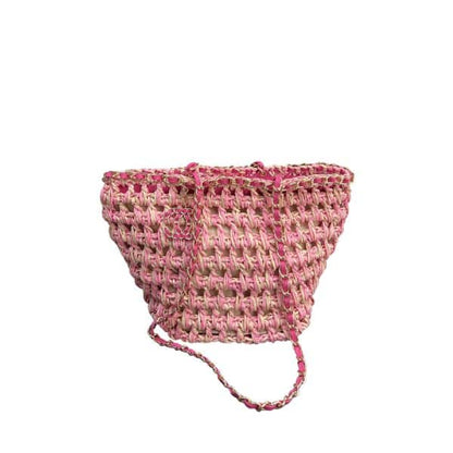 Shopping Small Crochet Tote Bag Pink 27cm 22 New Collection Bag Shopping Bag