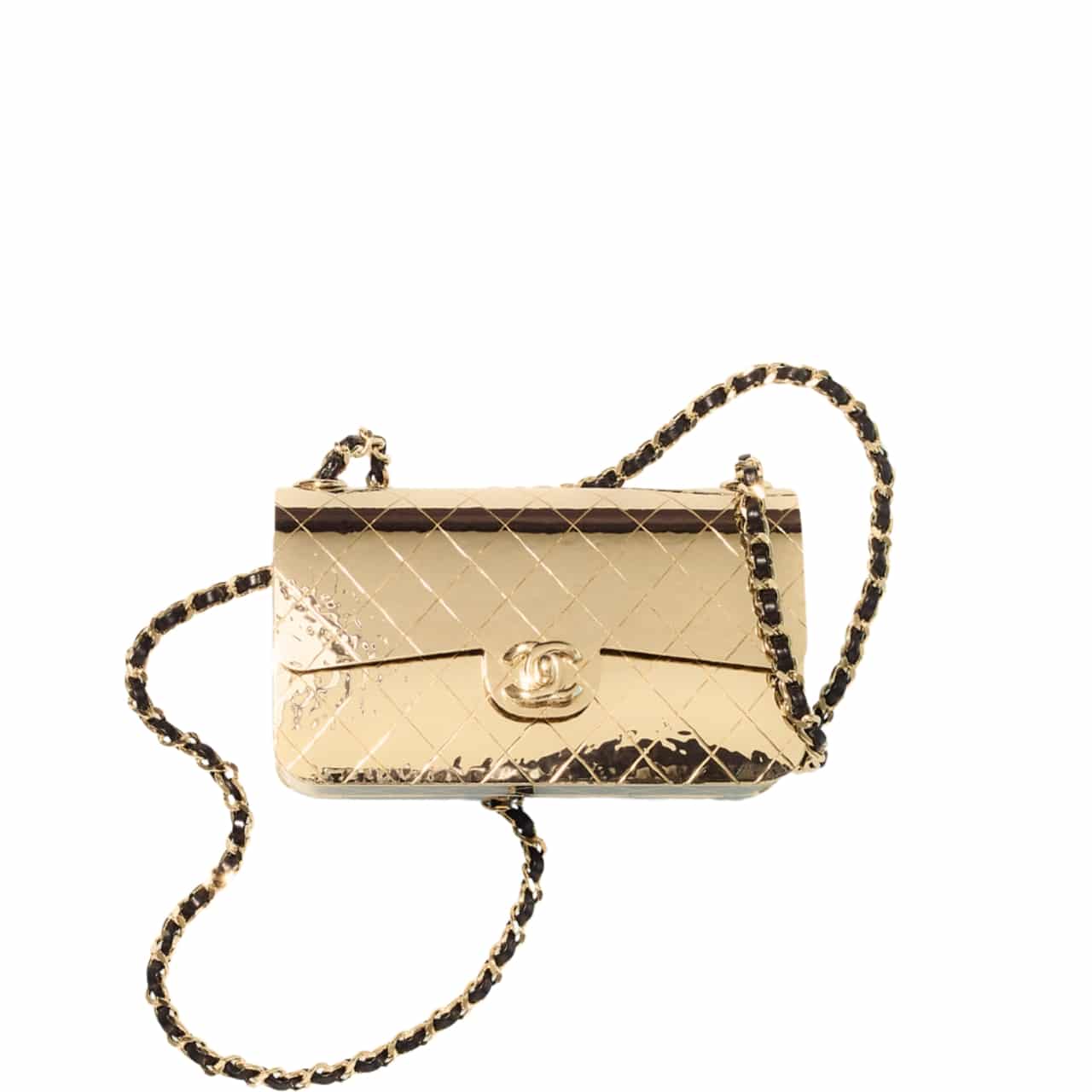 Classic Mini Metal Flap Bag Gold 18cm 22 New Collection Bag Flap Bag