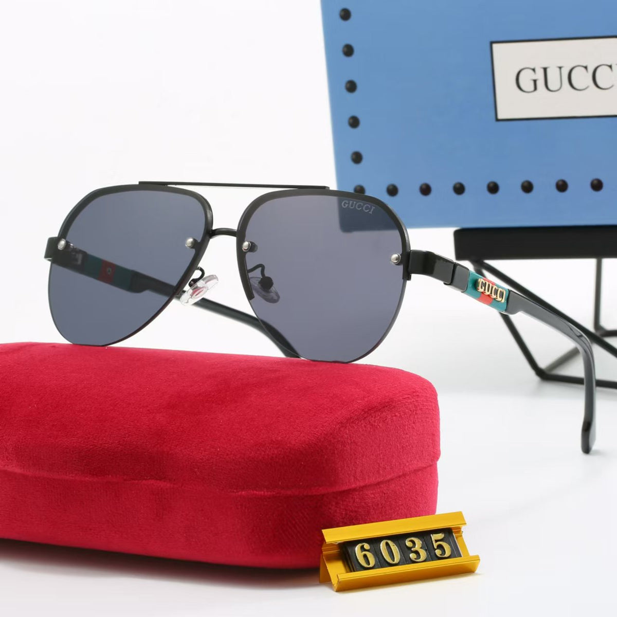 2026 7 colors plain sunglasses 6035