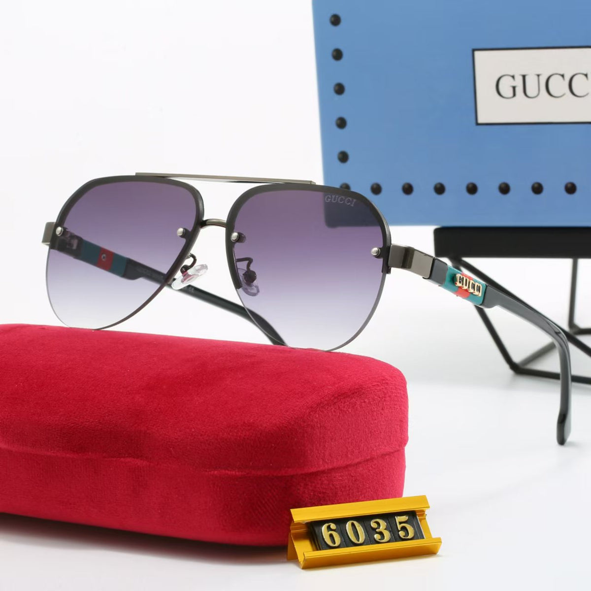 2026 7 colors plain sunglasses 6035