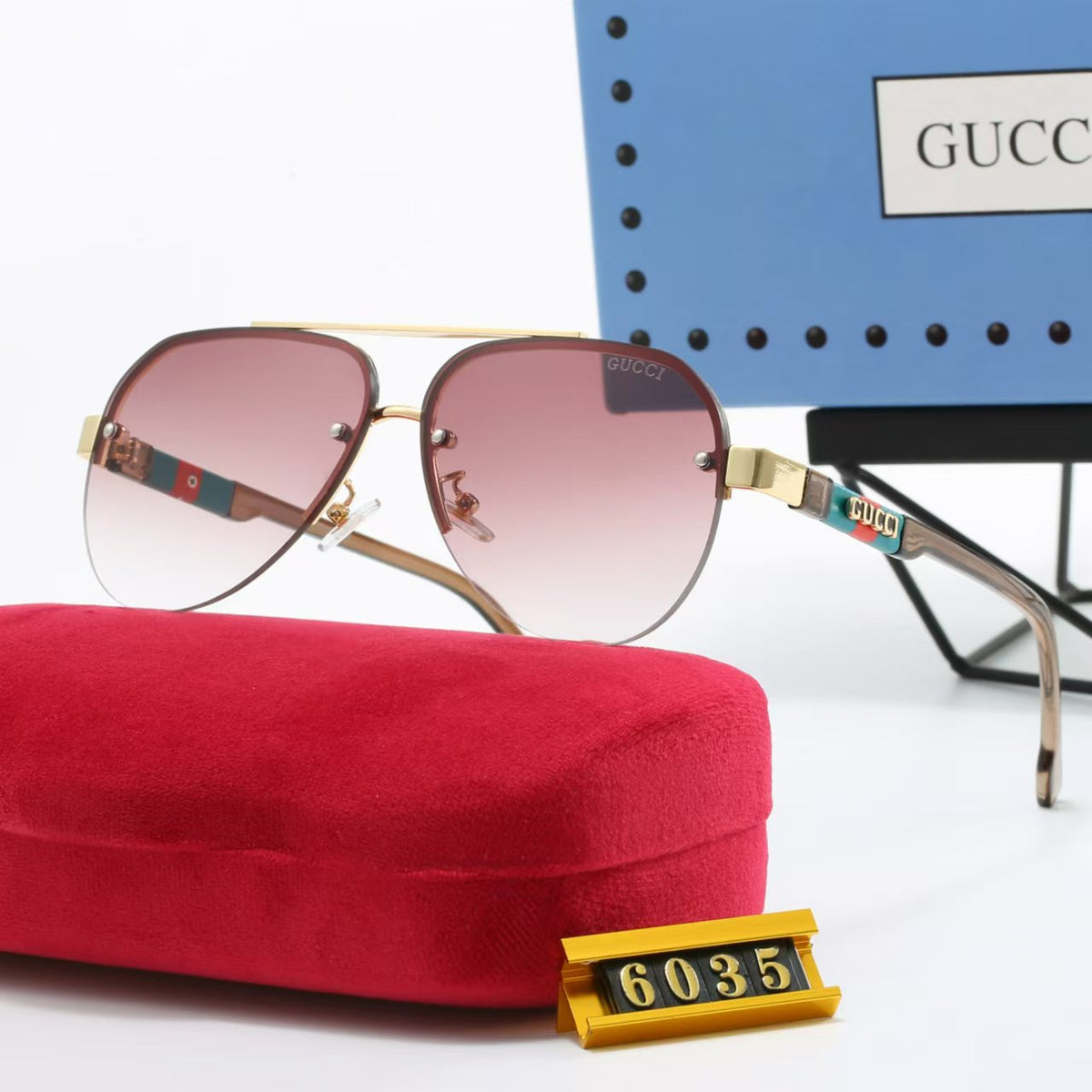2026 7 colors plain sunglasses 6035