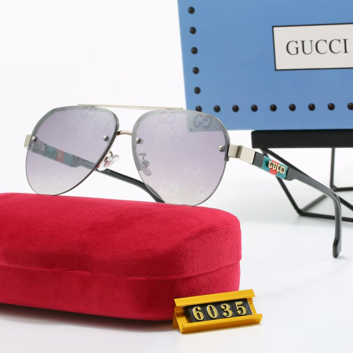 2026 7 colors plain sunglasses 6035