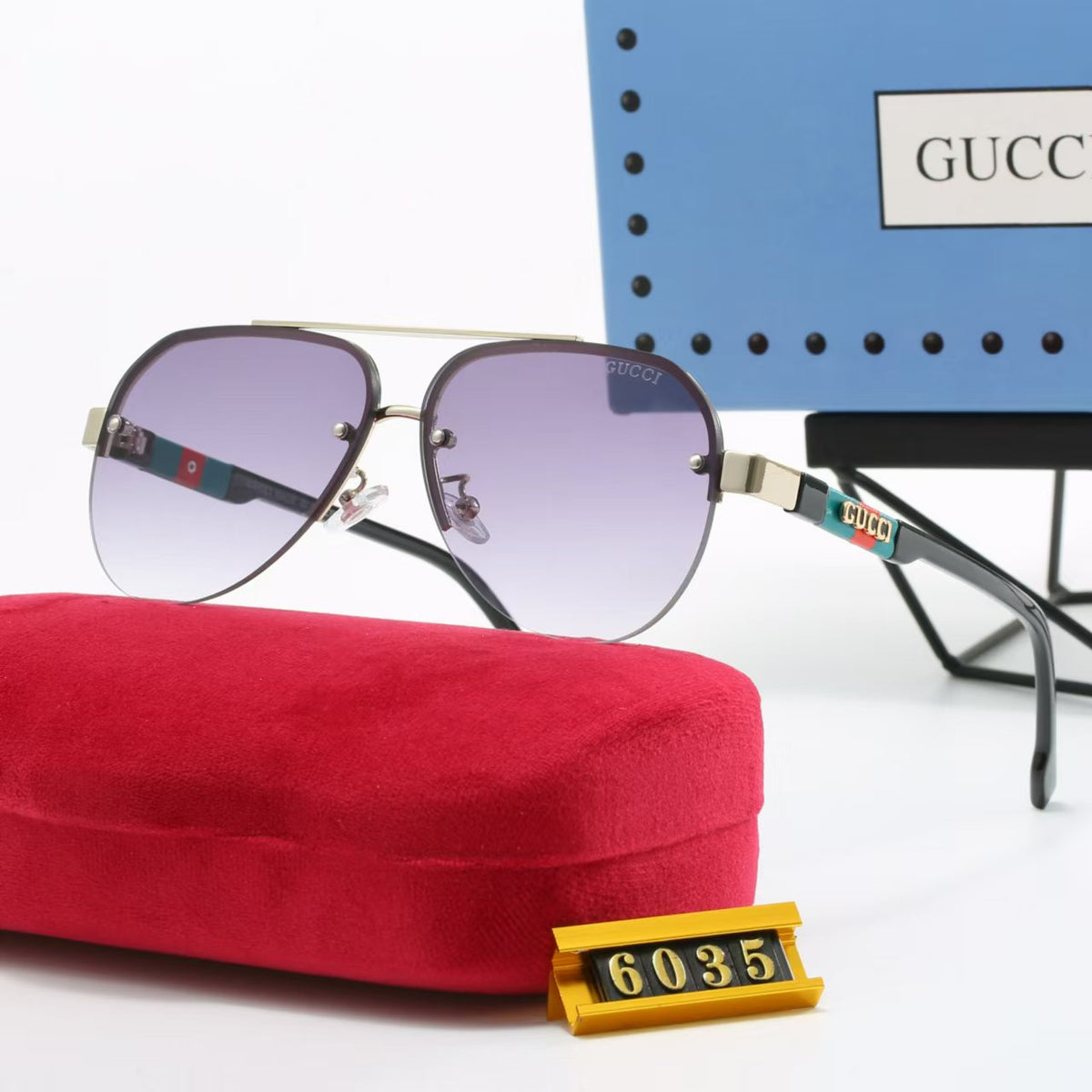 2026 7 colors plain sunglasses 6035