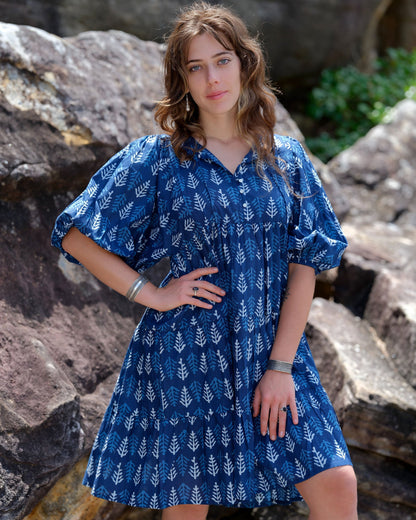 Neera Short Dress in Neela