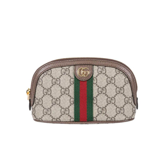 Ophidia GG Supreme Canvas Cosmetic Pouch Brown 17Cm OPHIDIA Bag