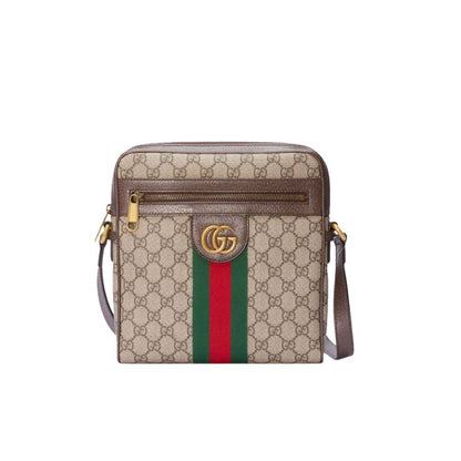 Ophidia GG Supreme Canvas Messenger Bag Brown 28Cm OPHIDIA Bag