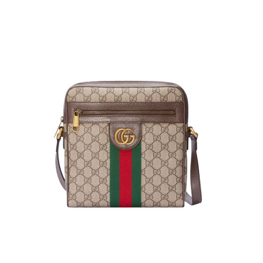 Ophidia GG Supreme Canvas Messenger Bag Brown 28Cm OPHIDIA Bag