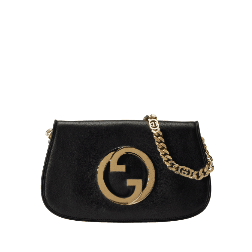 Blondie Leather Shoulder Bag Black 28Cm 699268 Uxx0G 1000 Blondie Bag