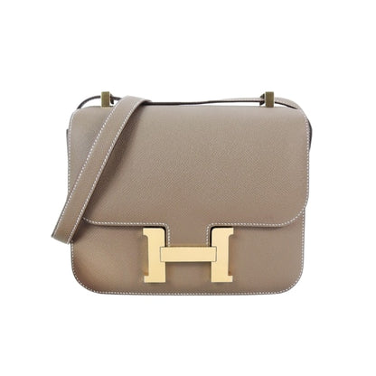 Constance Epsom Gold-tone Hardware Crossbody Bag Etoupe Rose 18Cm Constance Bag