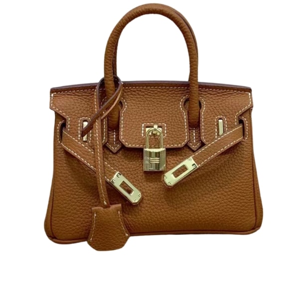 Birkin Mini Epsom Gold Hardware Handbag Brown 20Cm Birkin Bag