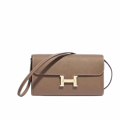 Constance To Go Wallet Epsom Crossbody Bag Etoupe 21Cm H080125CC18 Constance Bag