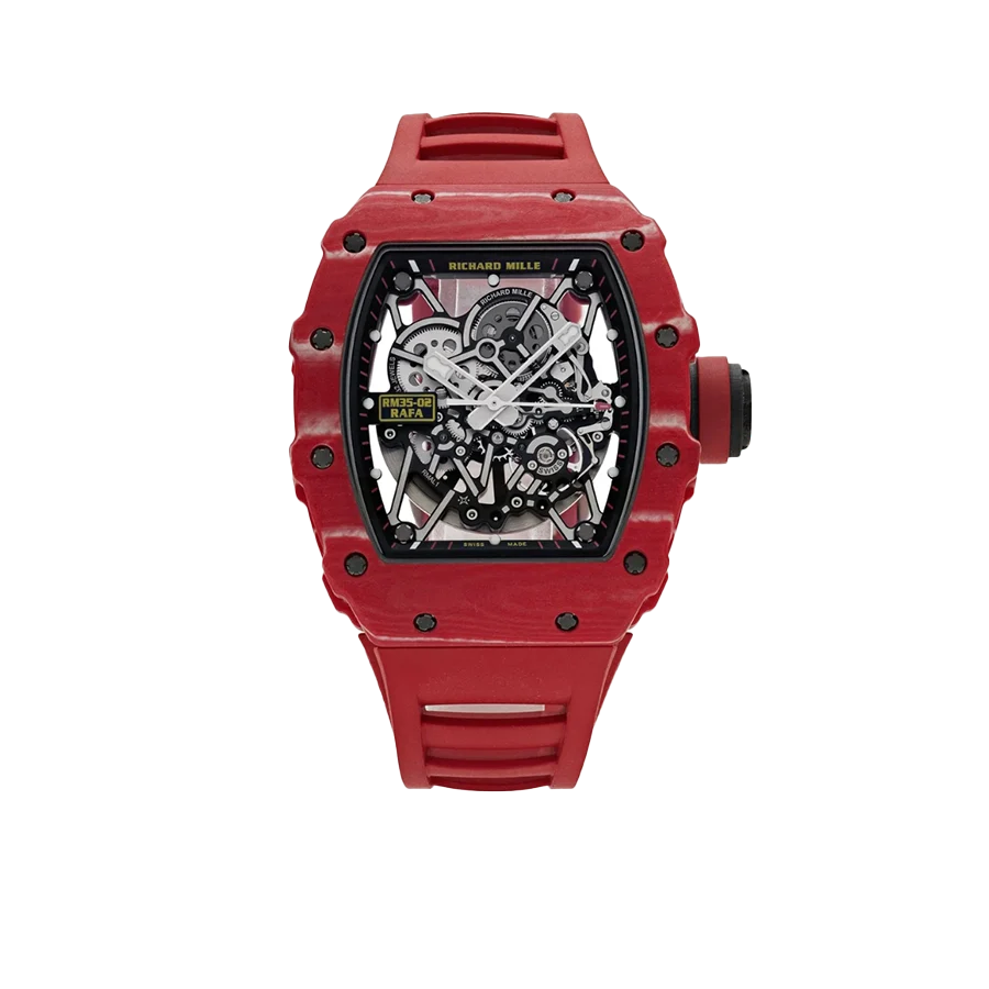 Red Carbon Composite Automatic Sport Watch product image