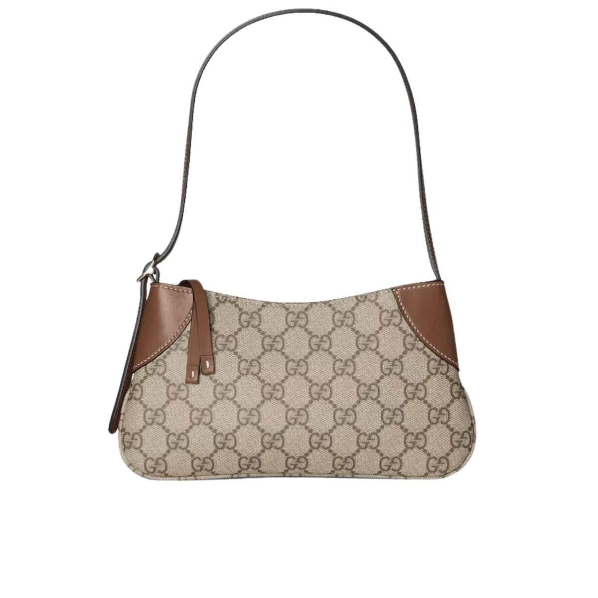 GG Emblem Mini GG Monogram Canvas Shoulder Bag Beige And Brown 24Cm 820696 Fad6L 9758 Emblem Bag