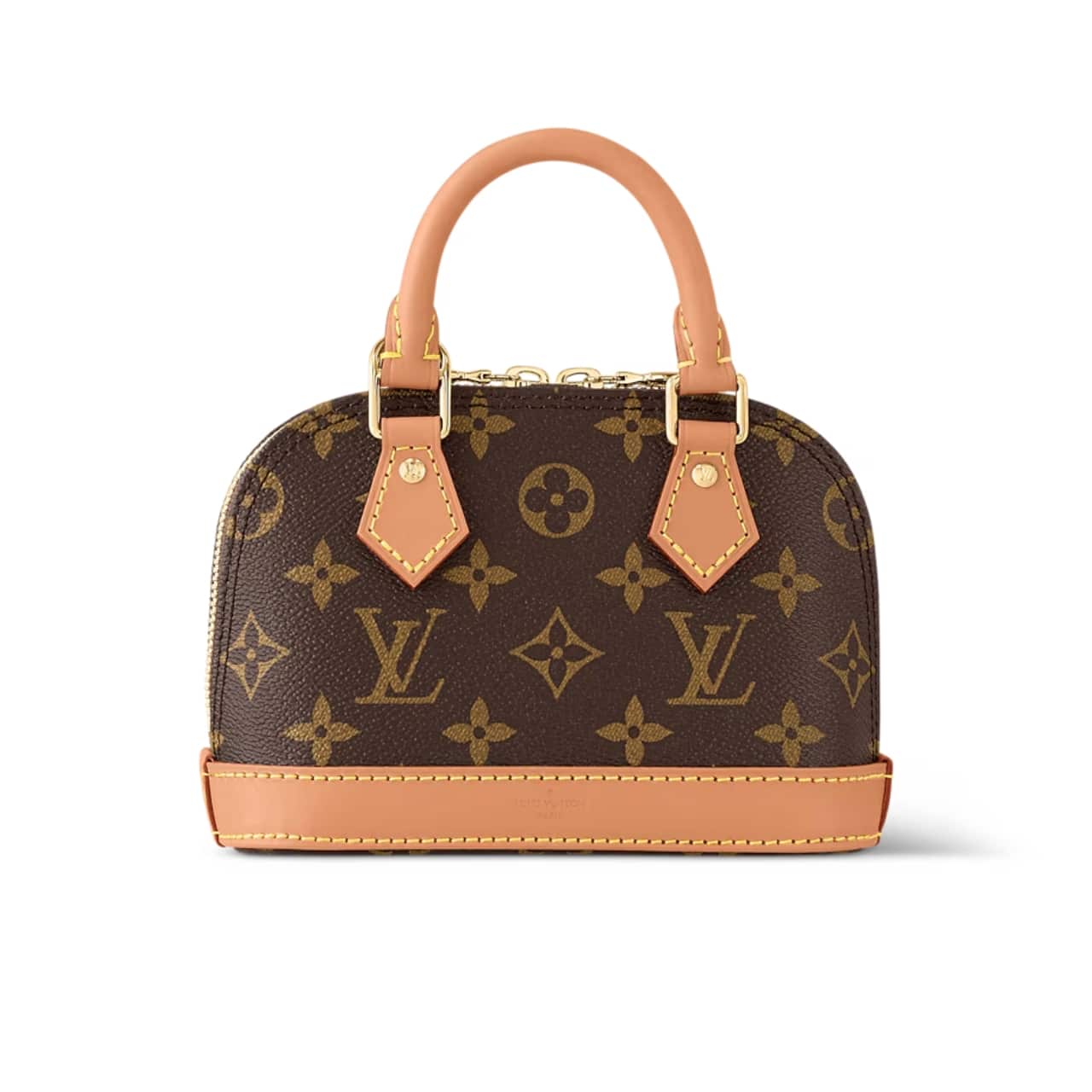 Nano Alma Monogram Canvas Shoulder Bag Brown 18Cm M82717 ALMA Bag