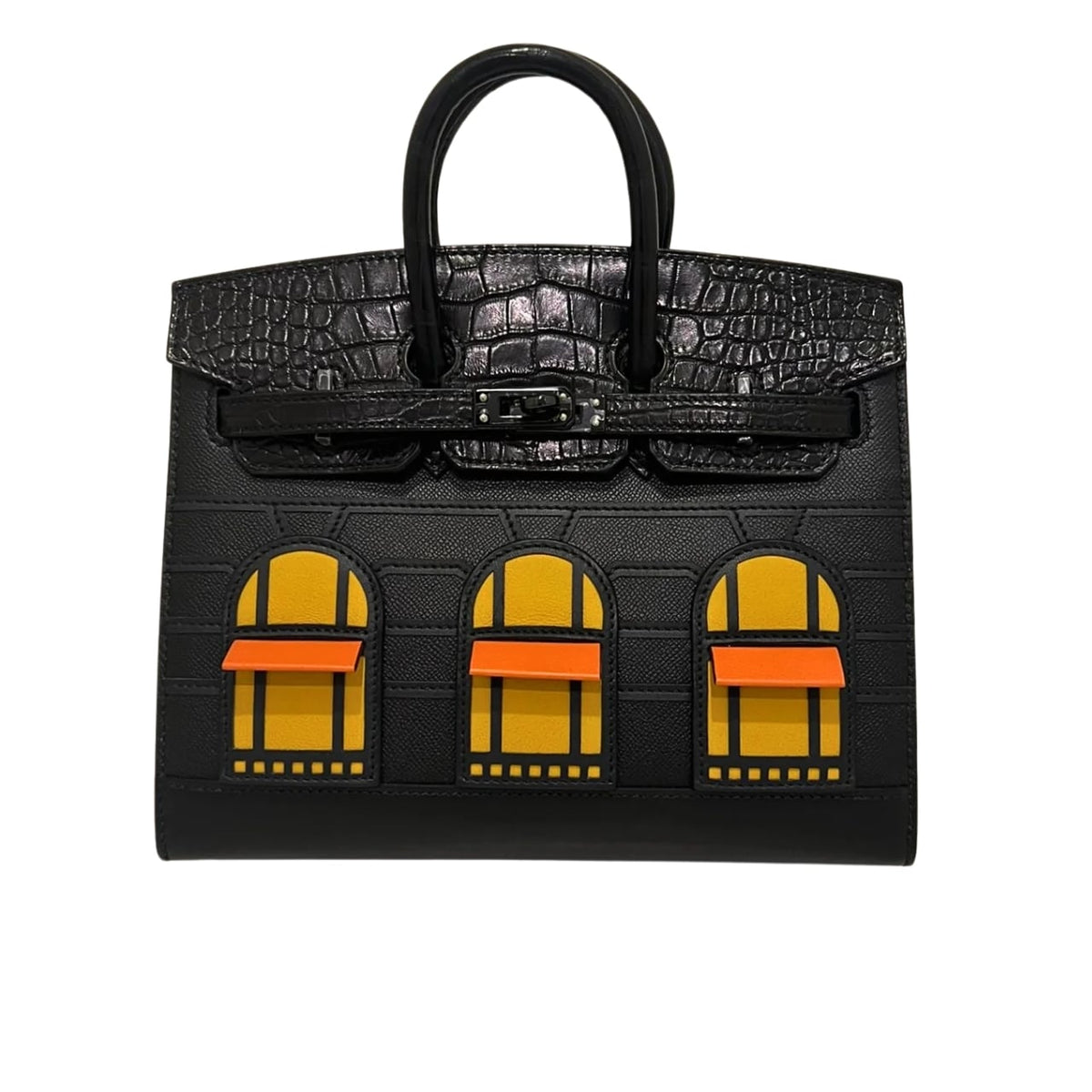Birkin 20 Sac Faubourg Matte Alligator Handbag Black 20Cm Birkin Bag