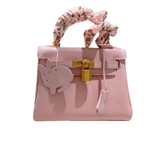 Birkin 20 Togo Leather Handbag Light Pink 20Cm Birkin Bag