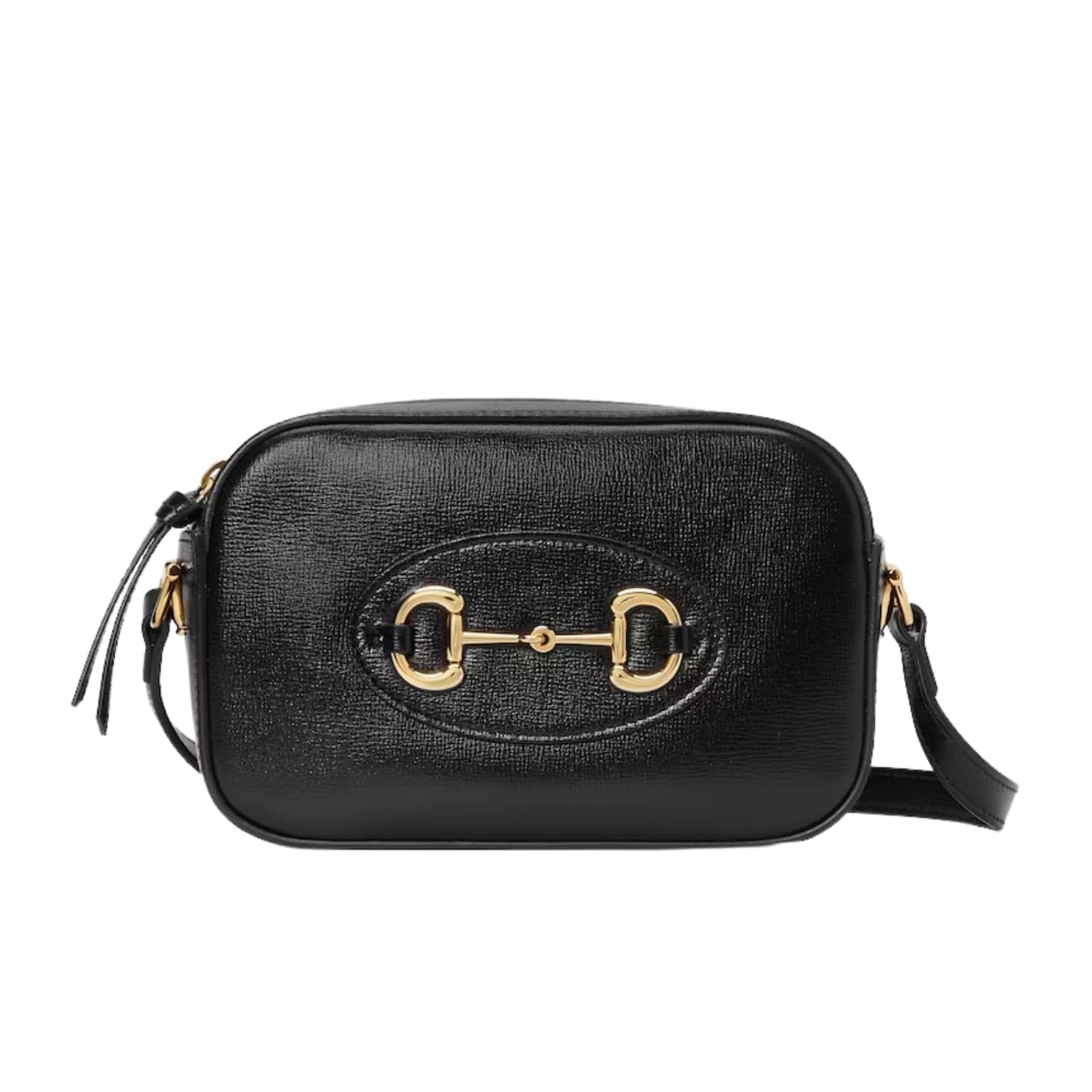 Horsebit 1955 Mini Leather Shoulder Bag Black 18Cm 760196 1Aaqd 1000 Horsebit 1955 Bag