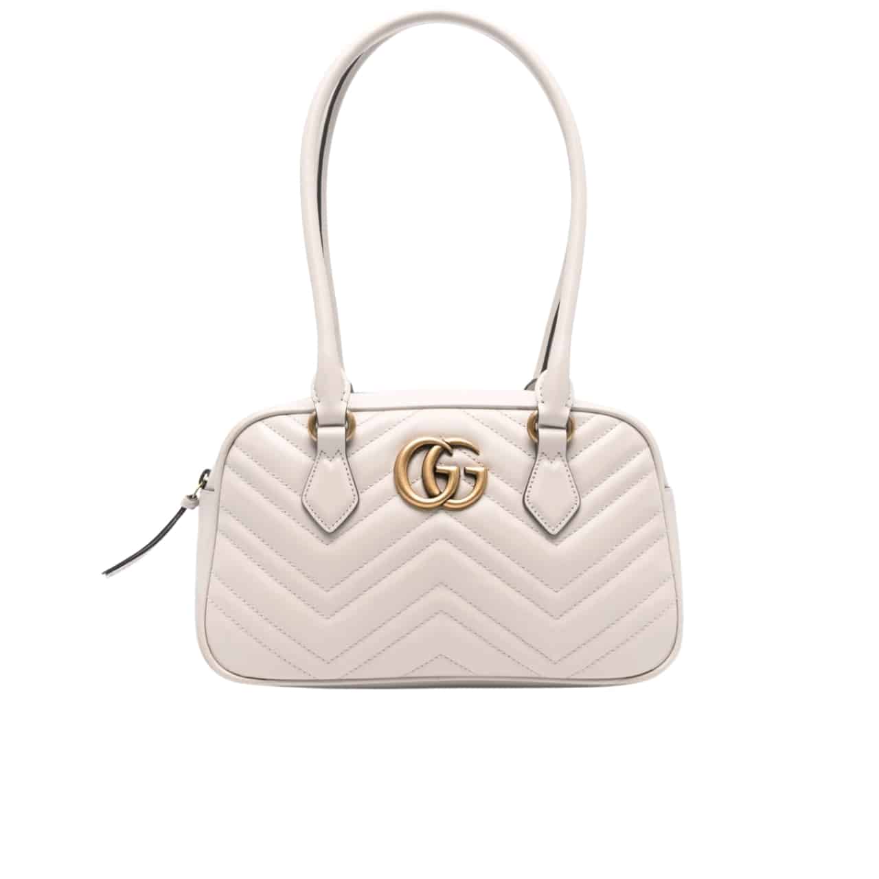 GG Marmont Small Matelasse Leather Top Handle Bag White 25Cm MARMONT Bag