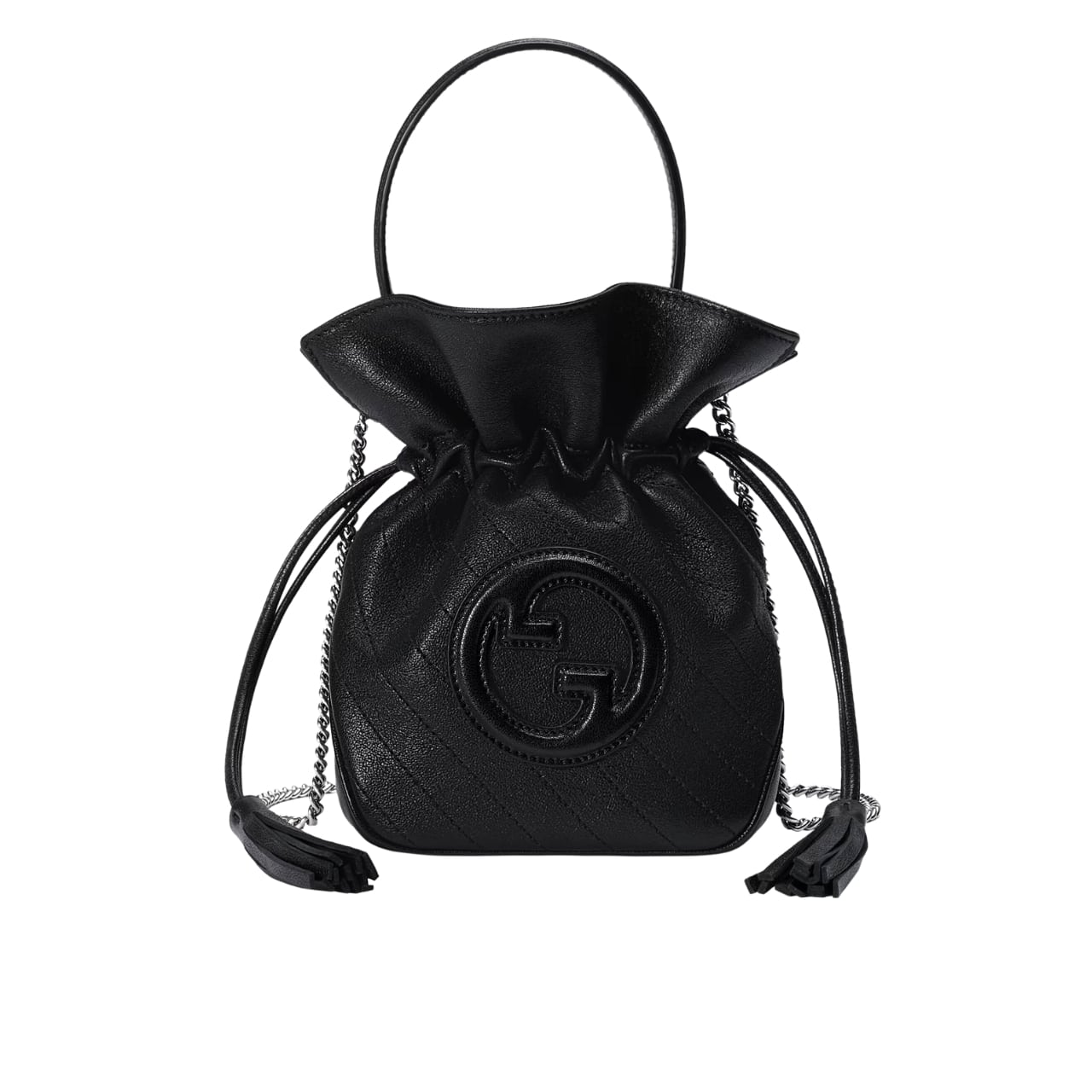 Blondie Mini Leather Bucket Bag Black 19Cm 760313 Aacp7 1000 Blondie Bag