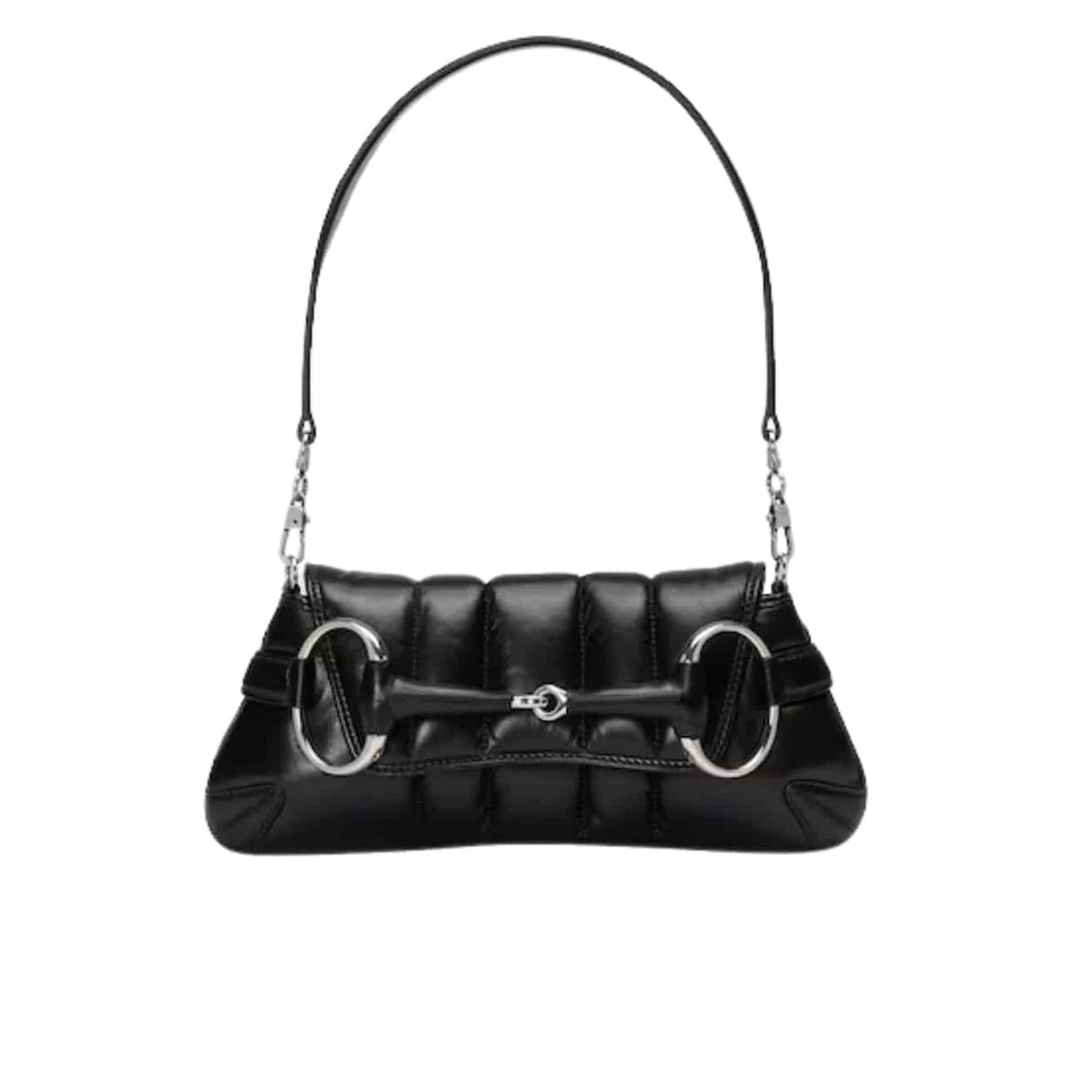 Horsebit Small Leather Shoulder Bag Black 27Cm 764255 Aacu1 1000 Horsebit 1955 Bag