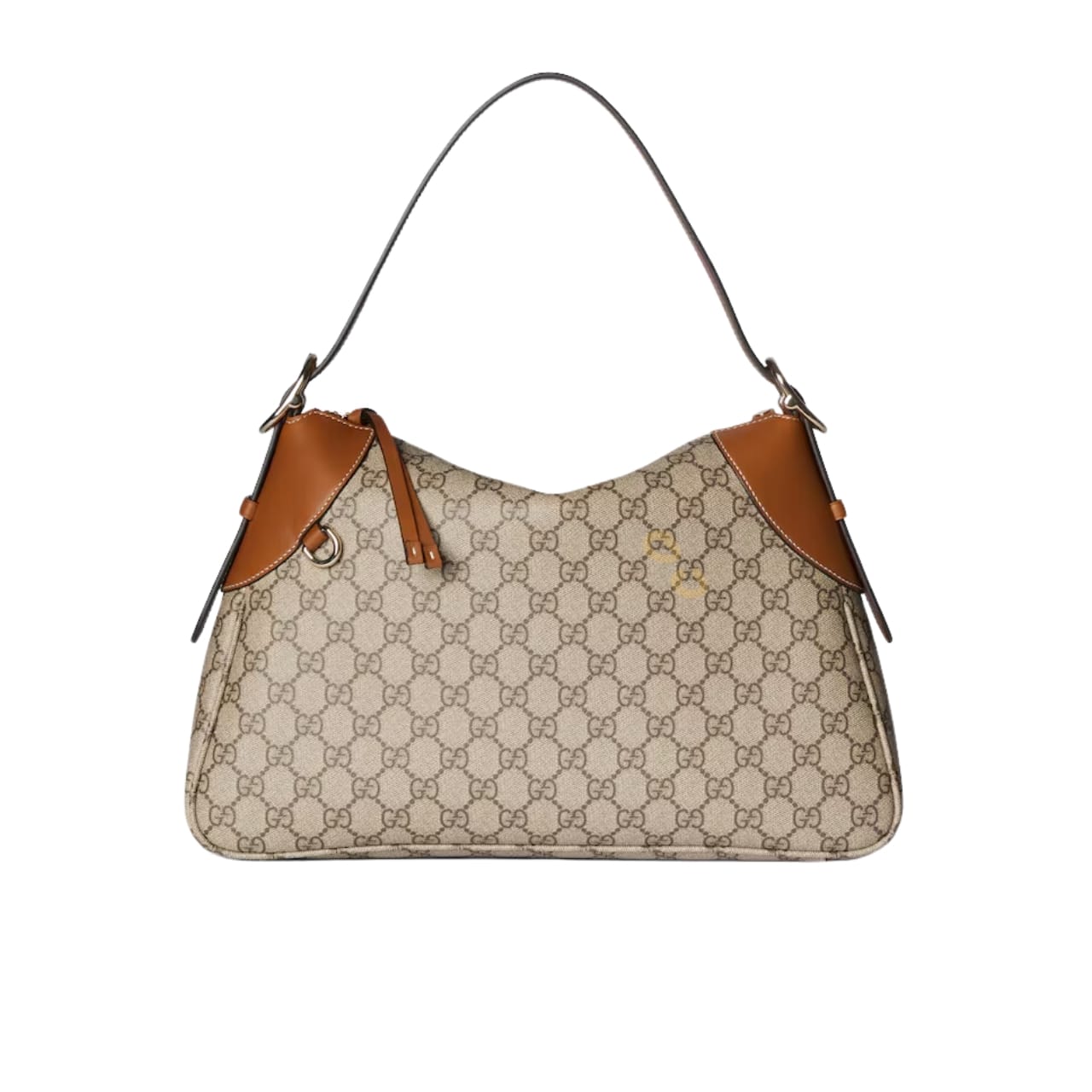 GG Emblem Small GG Monogram Shoulder Bag Beige And Brown 30Cm 815218 Faeaa 9762 Emblem Bag