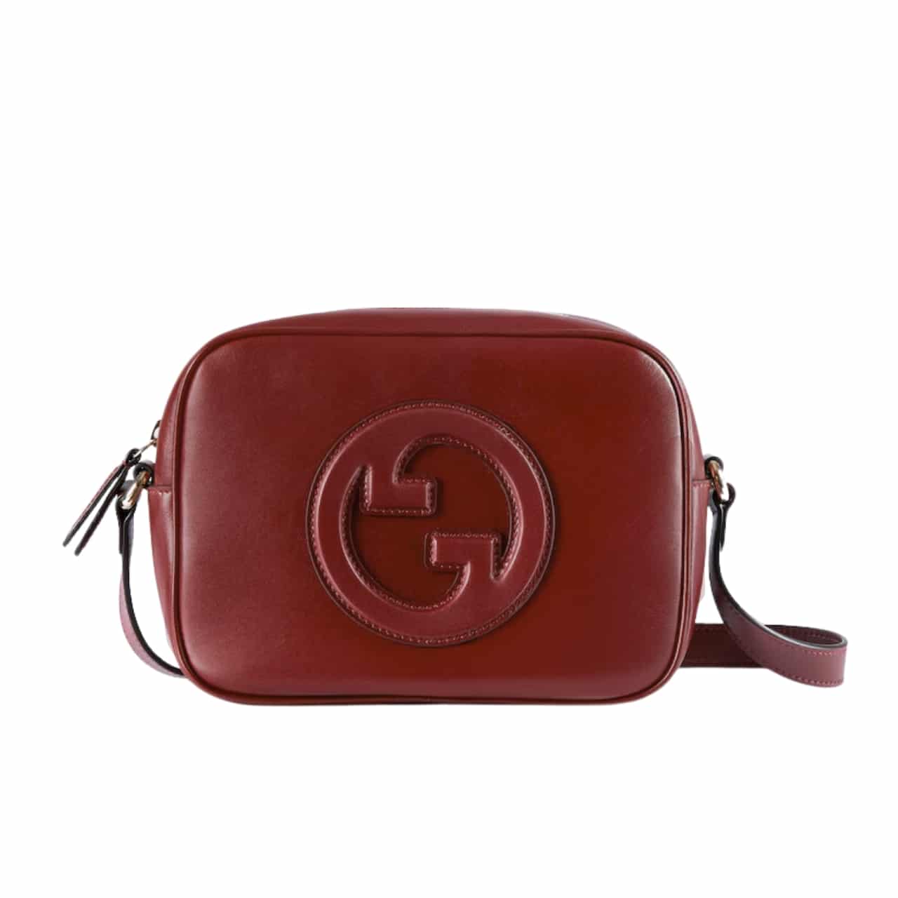 Blondie Mini Leather Shoulder Bag Rosso Ancora Red 20Cm 820429 Aaedb 6207 Blondie Bag