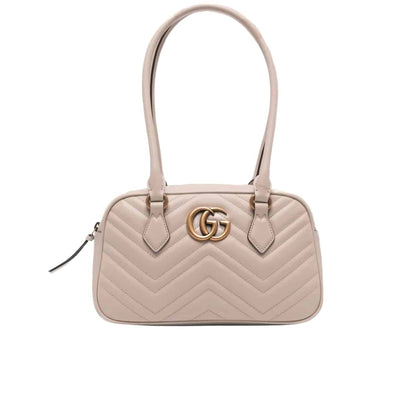 GG Marmont Small Matelasse Leather Top Handle Bag Pink 25Cm MARMONT Bag