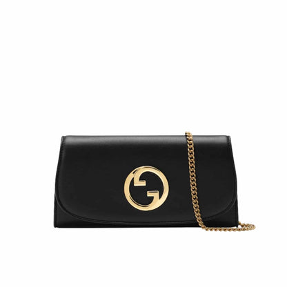 Blondie Leather Chain Wallet Bag Black 21Cm ‎725215 Uxx0G 1000 Blondie Bag