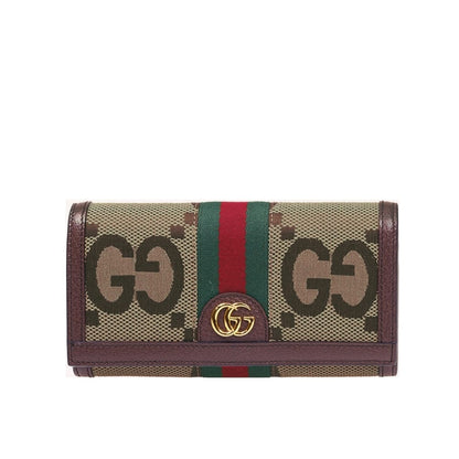 Ophidia GG Canvas Wallet Beige 19cm 523153 UKMDG 2570 OPHIDIA Bag