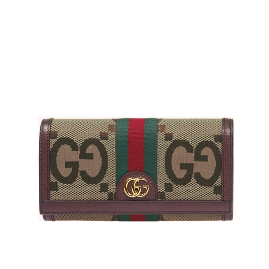 Ophidia GG Canvas Wallet Beige 19cm 523153 UKMDG 2570 OPHIDIA Bag