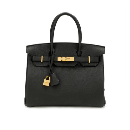 Birkin 30 Togo Leather Gold Hardware Black 30Cm Birkin Bag