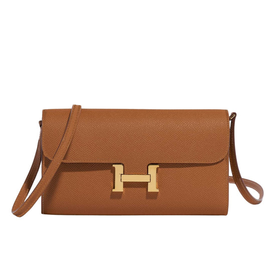 Constance To Go Epsom Gold-tone Hardware Crossbody Bag Brown 21Cm Constance Bag