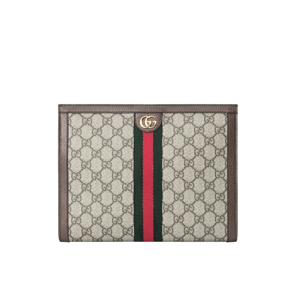 Ophidia GG Supreme Canvas Clutch Beige 26Cm 625549 96Iwg 8745 OPHIDIA Bag