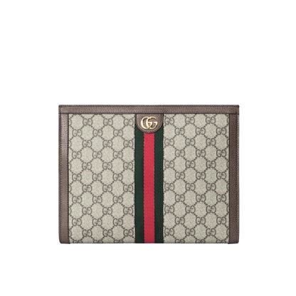 Ophidia GG Supreme Canvas Clutch Beige 26Cm 625549 96Iwg 8745 OPHIDIA Bag