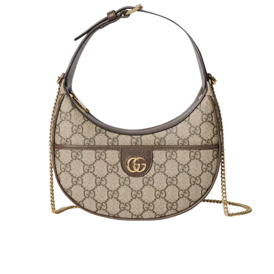 Ophidia Mini GG Supreme Canvas Shoulder Bag Beige Ebony 22Cm 772308 K9GSG 8367 OPHIDIA Bag