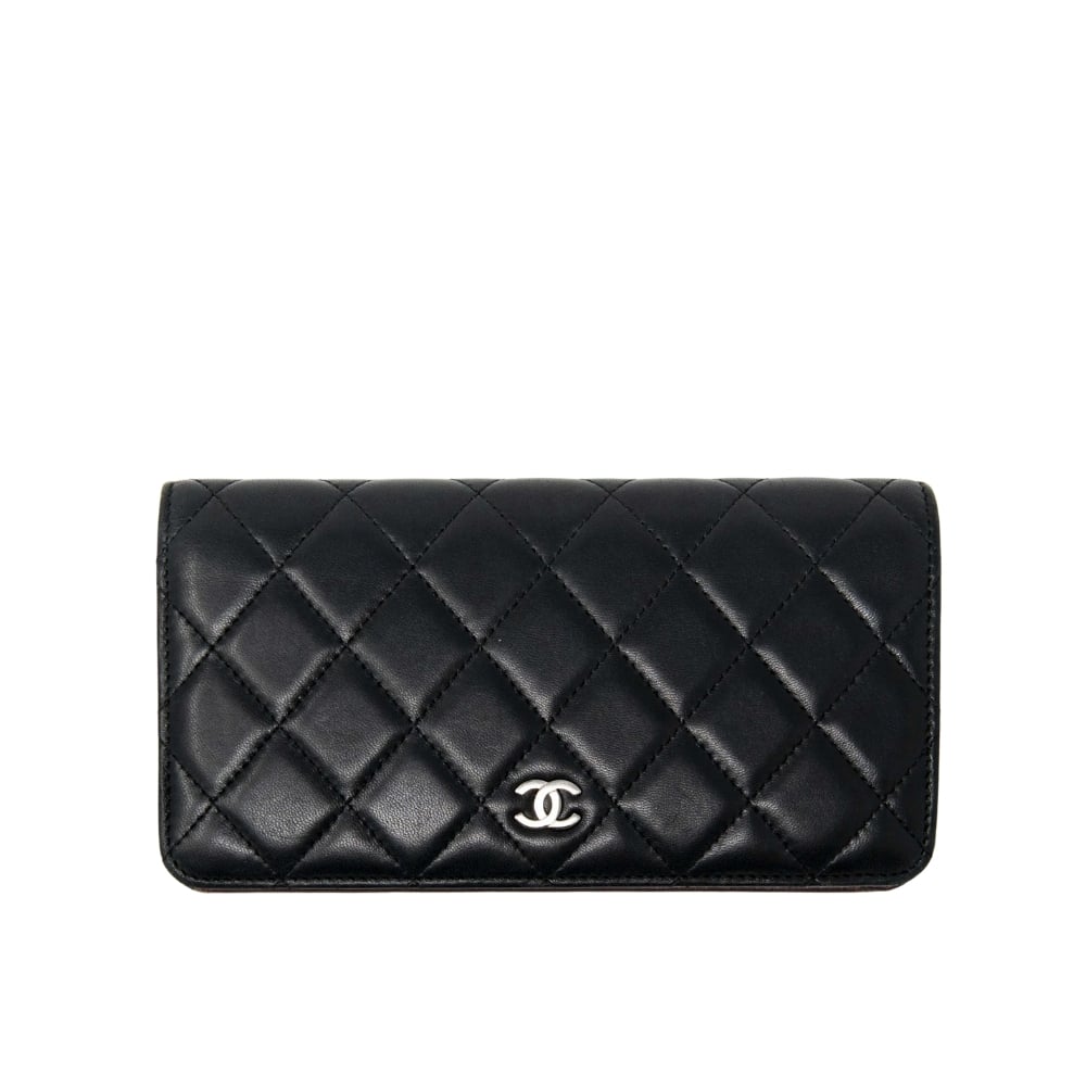 Classic Long Flap Wallet Black 19cm Classic Bag