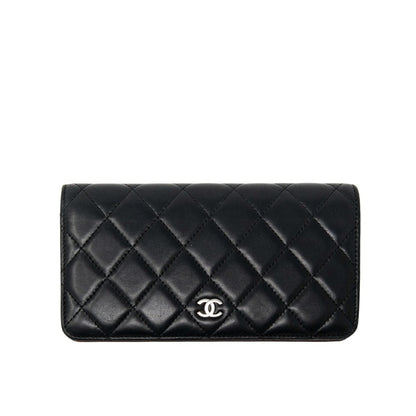 Classic Long Flap Wallet Black 19cm Classic Bag