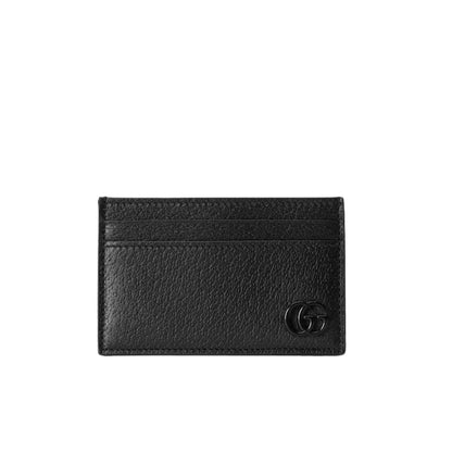 GG Marmont Leather Card Case Black 10Cm ‎657588 1T56F 1000 MARMONT Bag