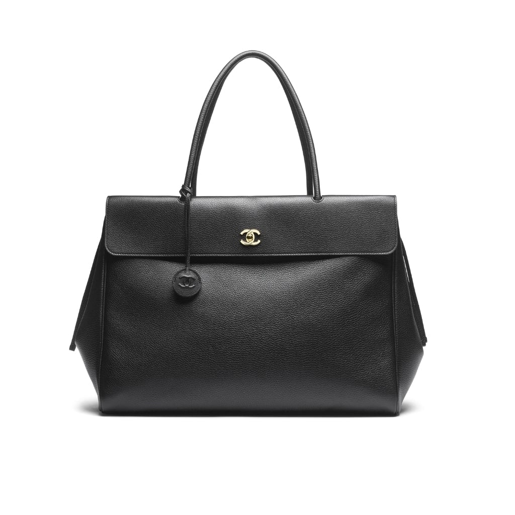 Shopping Bag Large Grained Leather Tote Bag Black 43cm AS6289 B24248 94305 22 New Collection Bag Shopping Bag
