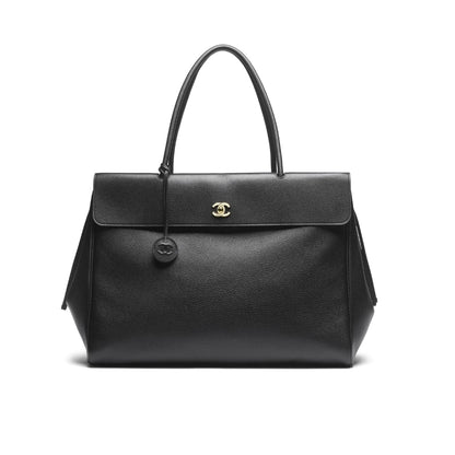 Shopping Bag Large Grained Leather Tote Bag Black 43cm AS6289 B24248 94305 22 New Collection Bag Shopping Bag