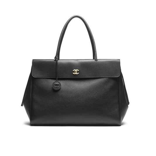 Shopping Bag Large Grained Leather Tote Bag Black 43cm AS6289 B24248 94305 22 New Collection Bag Shopping Bag