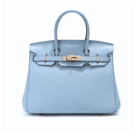 Birkin 35 Togo Leather Gold-tone Hardware Handbag Blue 35Cm Birkin Bag