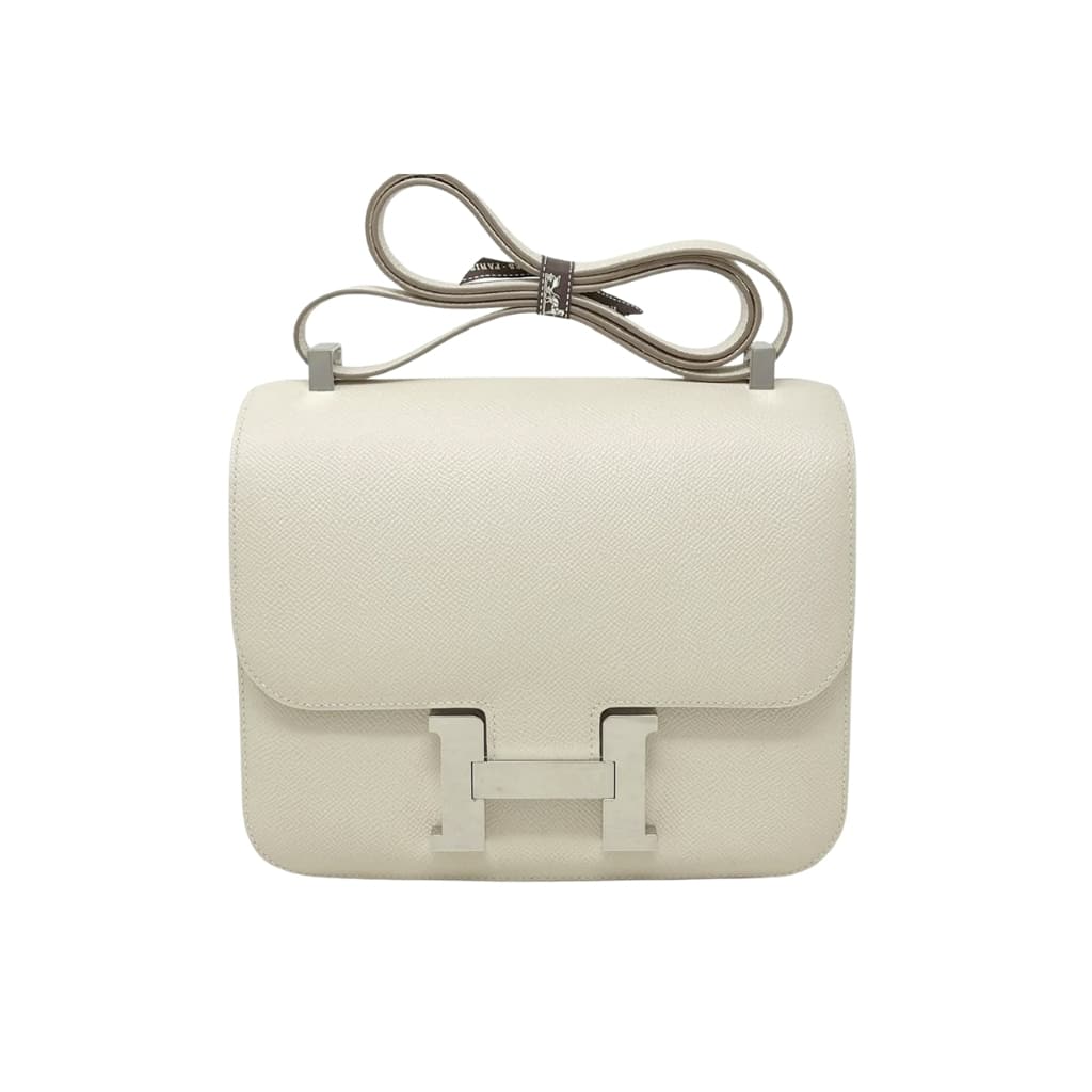 Constance Swift Silver-tone Hardware Crossbody Bag Cream 18cm Constance Bag