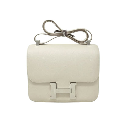 Constance Swift Silver-tone Hardware Crossbody Bag Cream 18cm Constance Bag