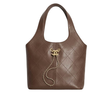 Shopping Bag Large Smooth Leather Tote Bag Brown 32cm 22 New Collection Bag Shopping Bag