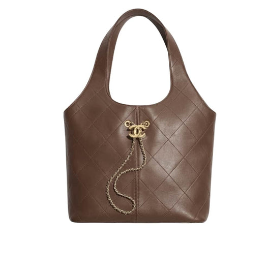 Shopping Bag Large Smooth Leather Tote Bag Brown 32cm 22 New Collection Bag Shopping Bag