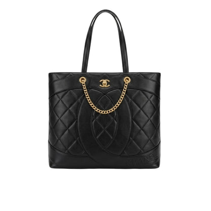 Shopping Smooth Leather Tote Bag Black 37cm 22 New Collection Bag Shopping Bag