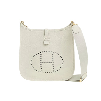Evelyne 25 Clemence Shoulder Bag White 25Cm Evelyne Bag